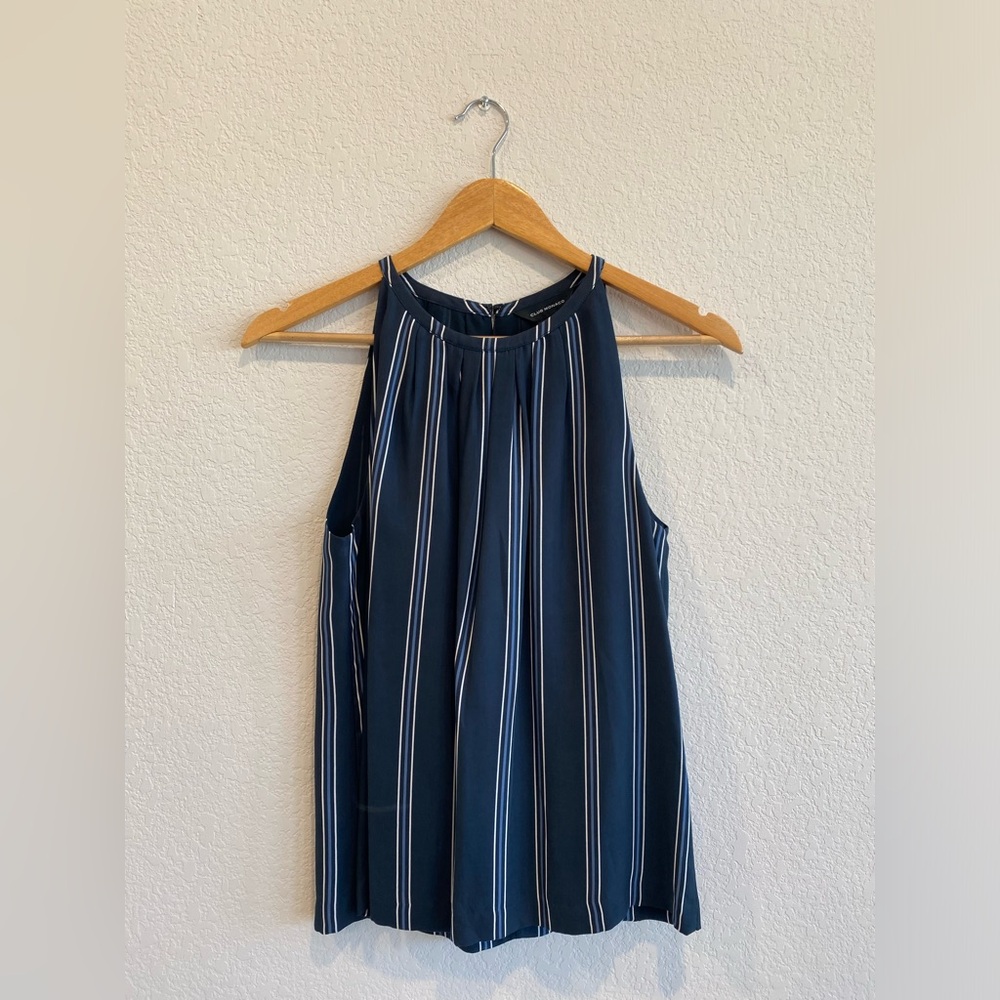 Club Monaco - Size S - Blue Halter Top
